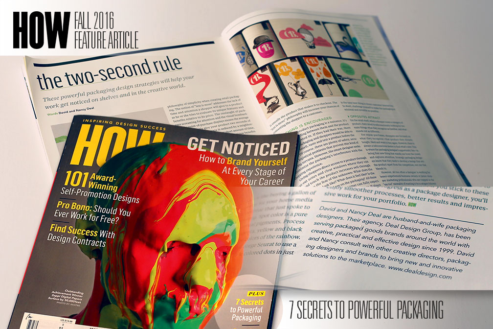 HOW magazine cover fall 2016 with Deal article overlayed