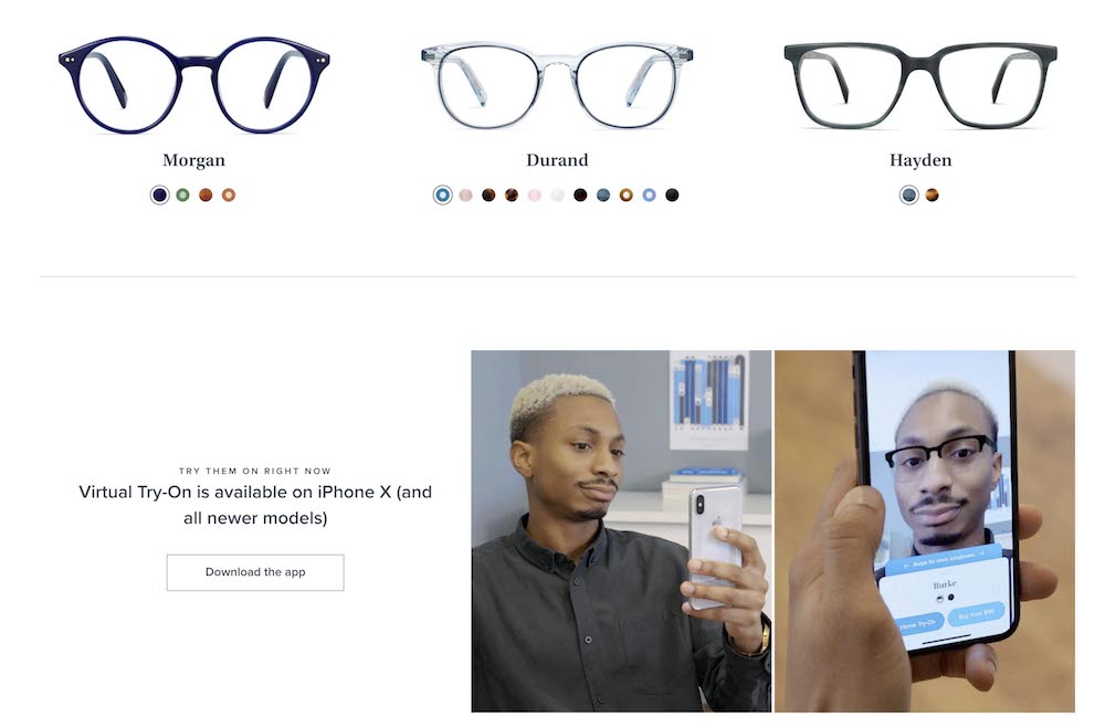 Warby Parker AR