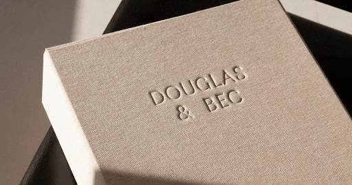 embossed packaging effect