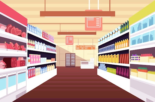 packaging design in a grocery store