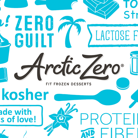 Arctic Zero Logo design and branding