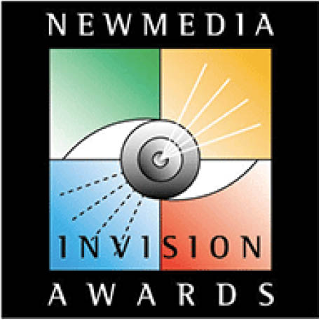 New Media Invision awards logo for design