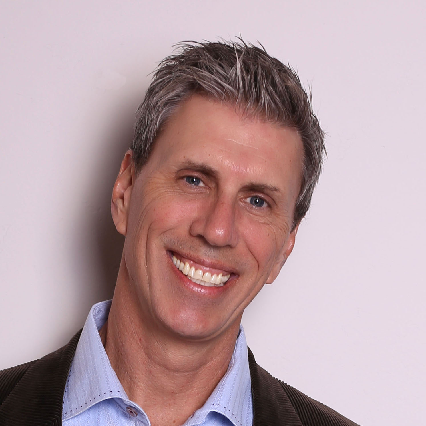 David Deal Smiling Headshot Photo of David Deal-creative director for packaging design with Deal Design Inc.