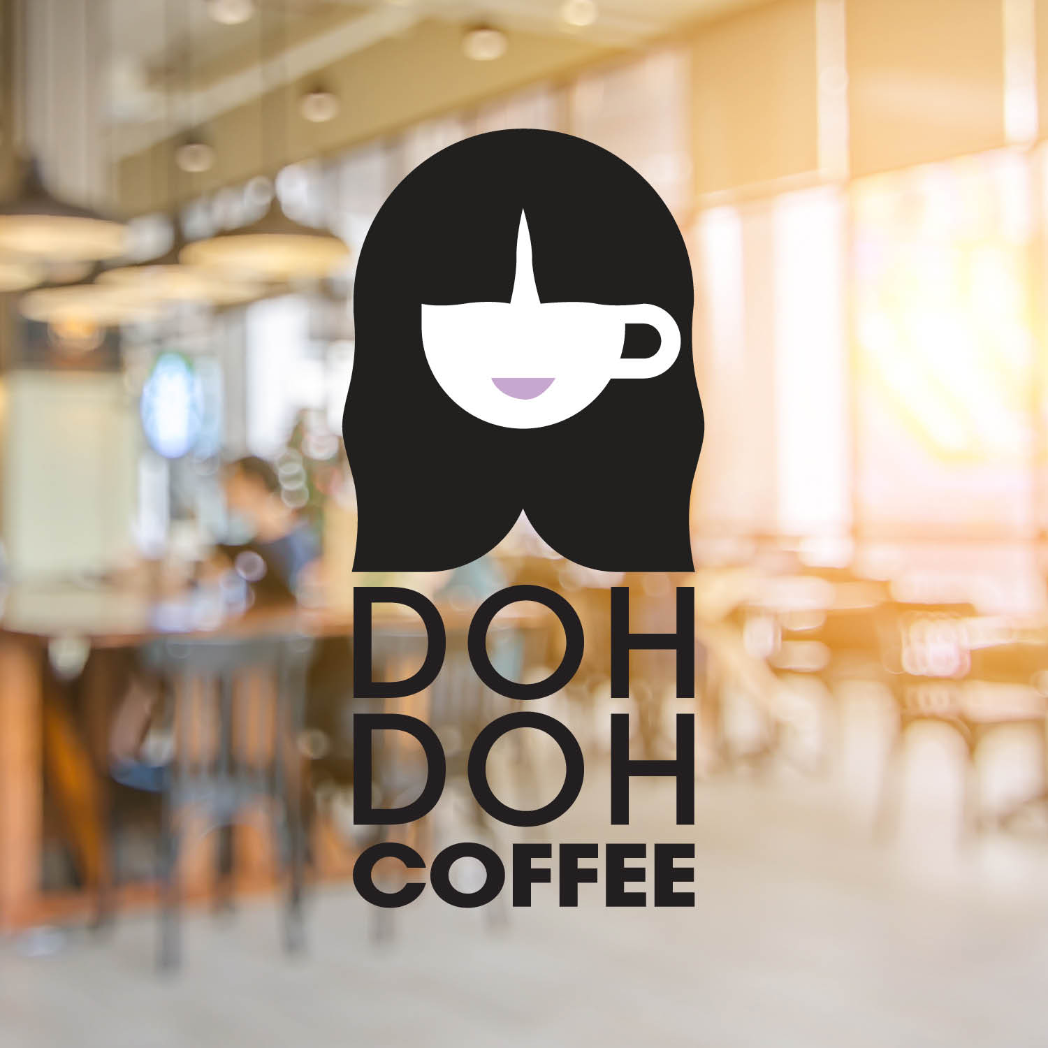 Doh Doh coffee Logo design and branding