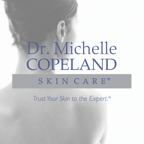 Dr. Michelle Copeland skin care logo design and branding