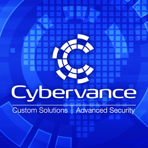 Cybervance logo design and branding