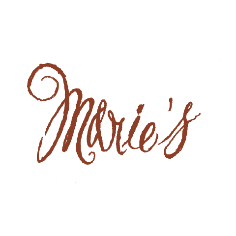Marie's Boutique logo design and branding