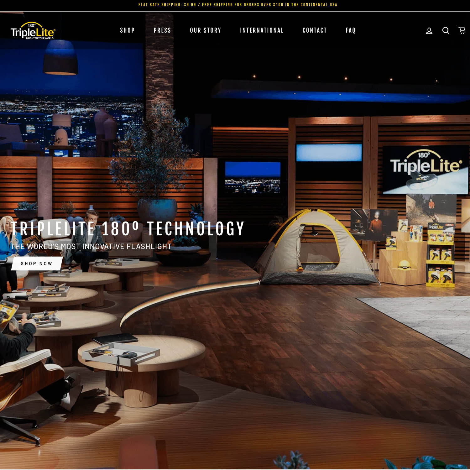 Triplelite Triplelite consumer electronics products website design and development with SEO