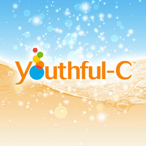 Youthful C vitamin supplements logo design and branding